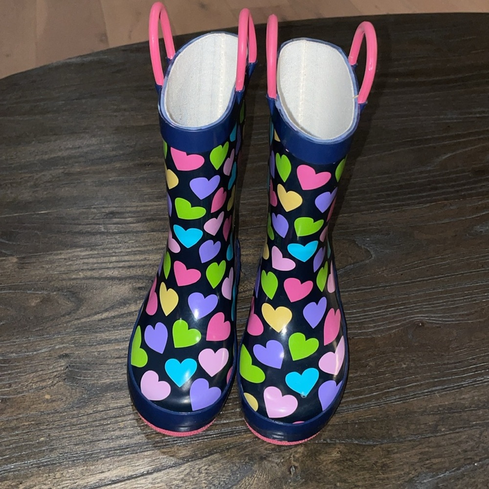 Western Chief Pink and Blue Rain Boots